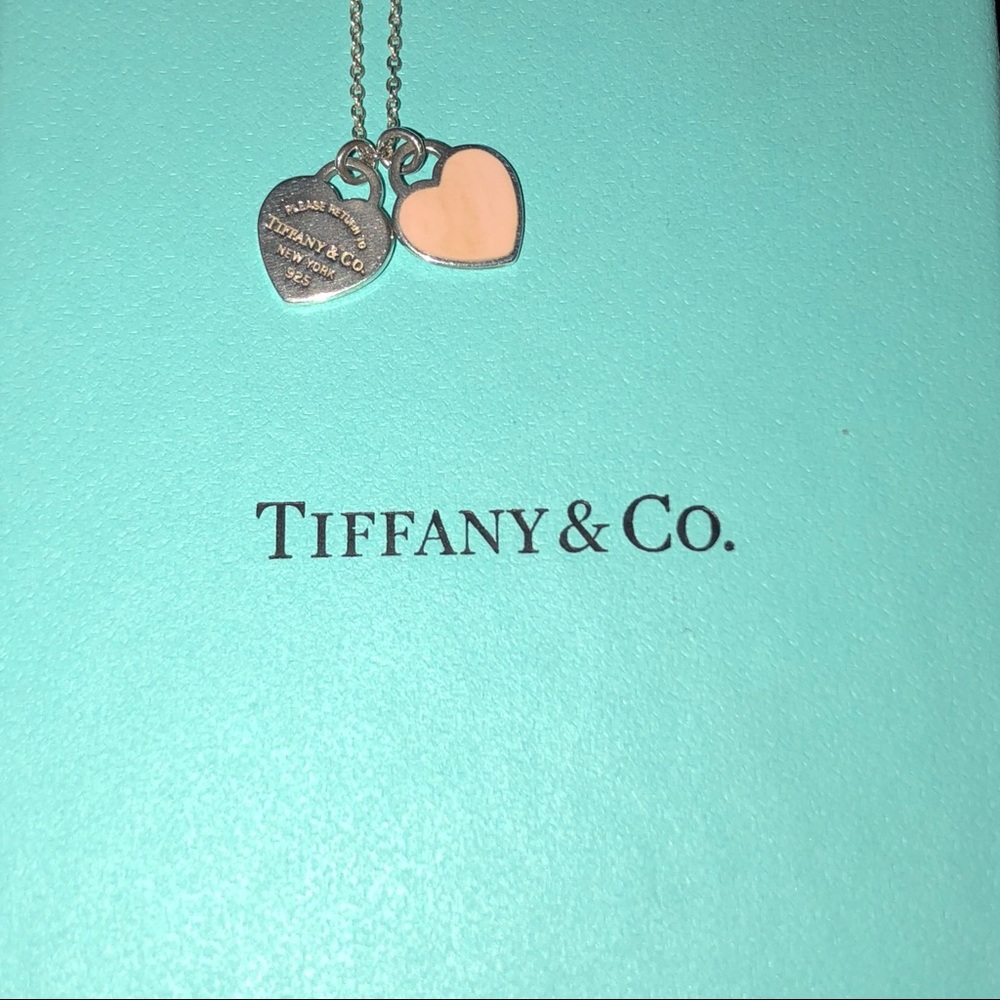 Pale Pink Heart Tiffany & Co. Necklace 🎀